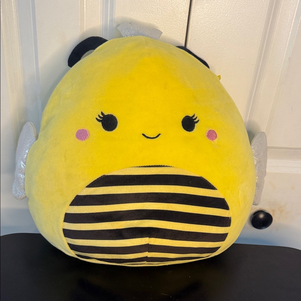 Squishmallows 12 inch Sunny the Bee Yellow and Black Bumblebee Stuffed Animal